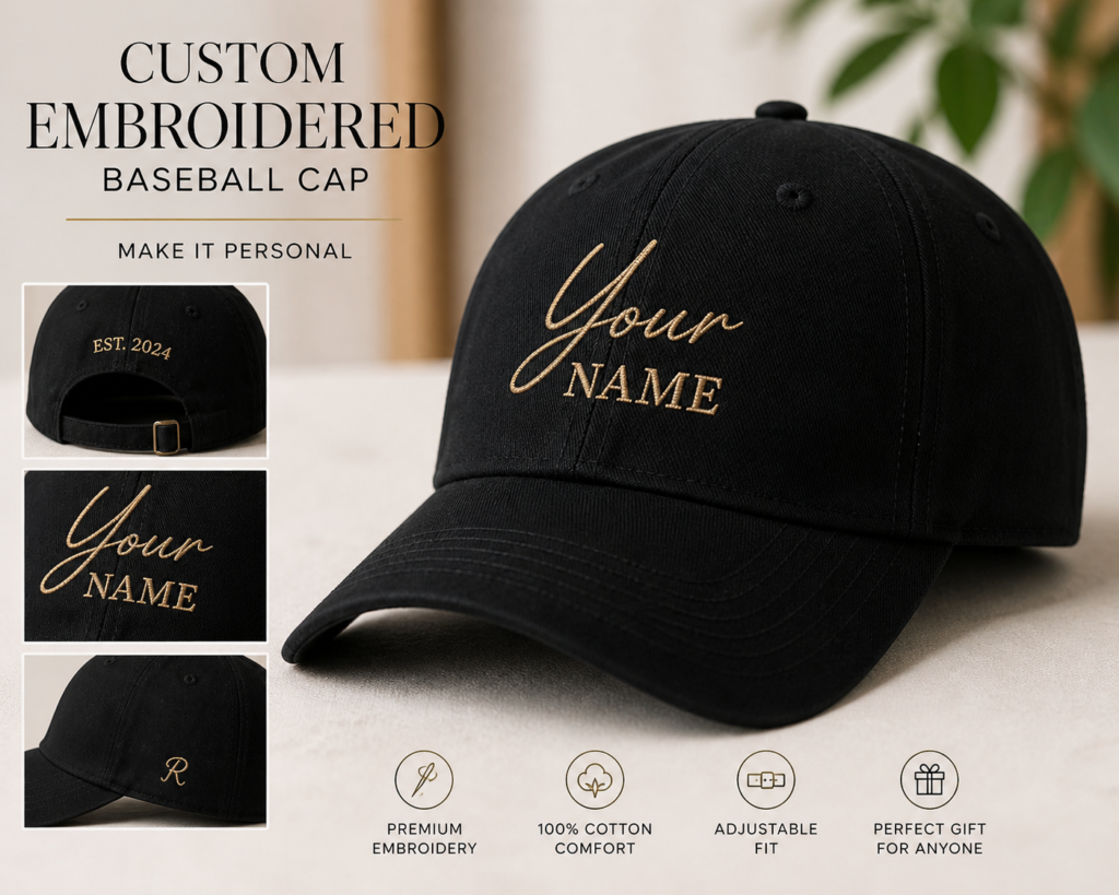 Custom Embroidered Baseball Cap