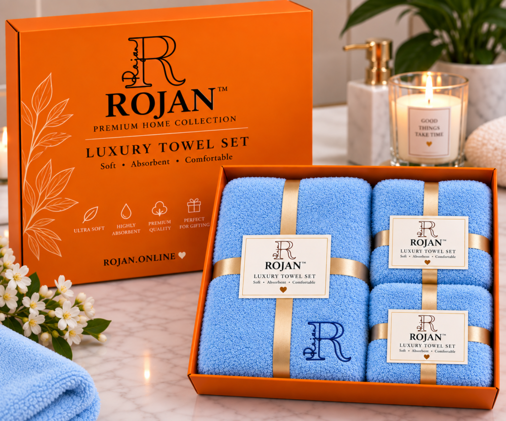 Blue Towel Set