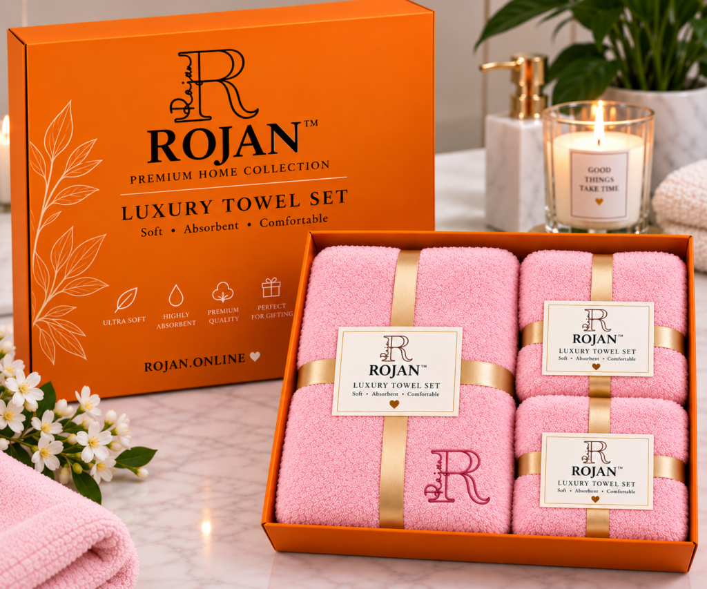 Pink Towel set